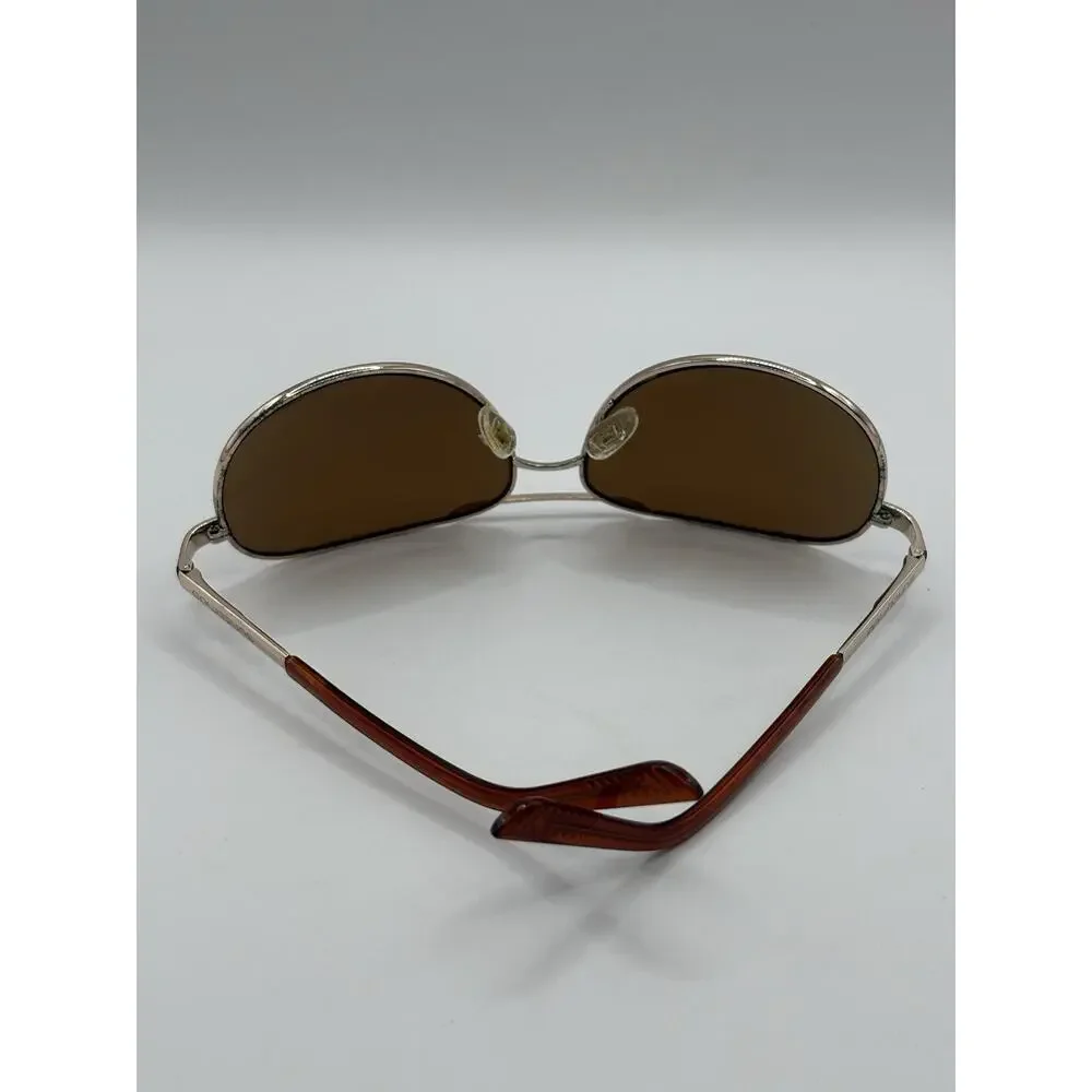 Suncloud by Polaroid Aviator Polarized Sunglasses Brown Lens Metal Unisex